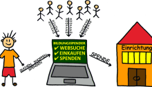 Spenden mit dem Bildungsspender