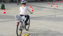 Sicher zur Schule – Fahrradtraining am GRG