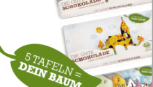 Schokolade mit eigenen Motiven: Plant for the planet