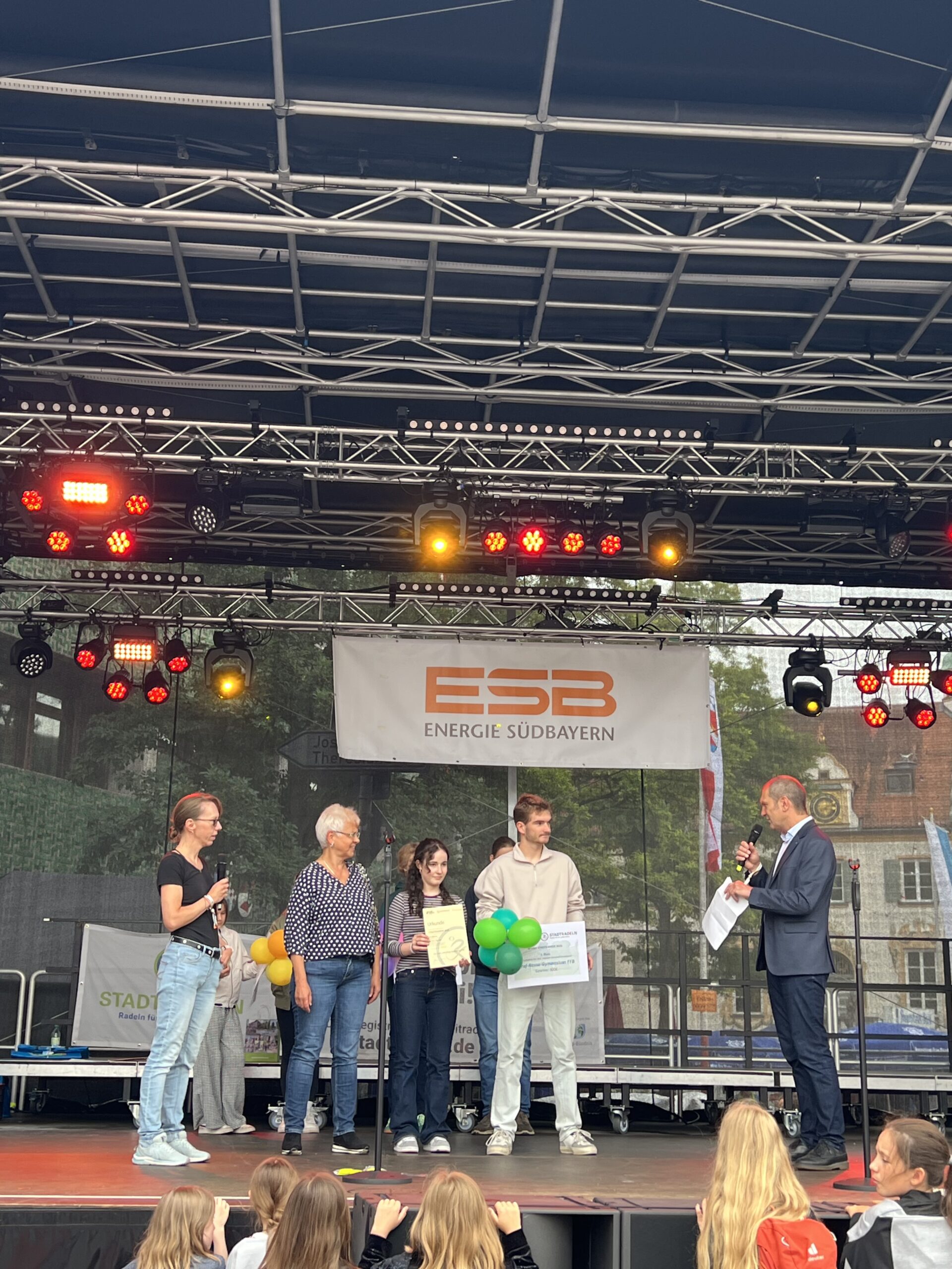 1. Platz beim Schulradeln 2025