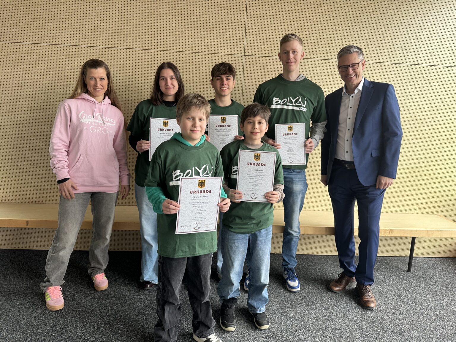 Mathematische Spitzenleistung am Graf-Rasso-Gymnasium